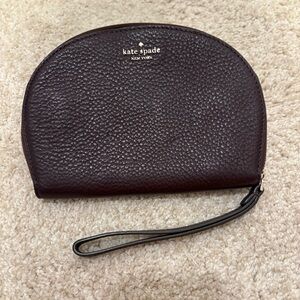 Kate Spade Dark Brown Wristlet